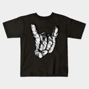 hand rock Kids T-Shirt